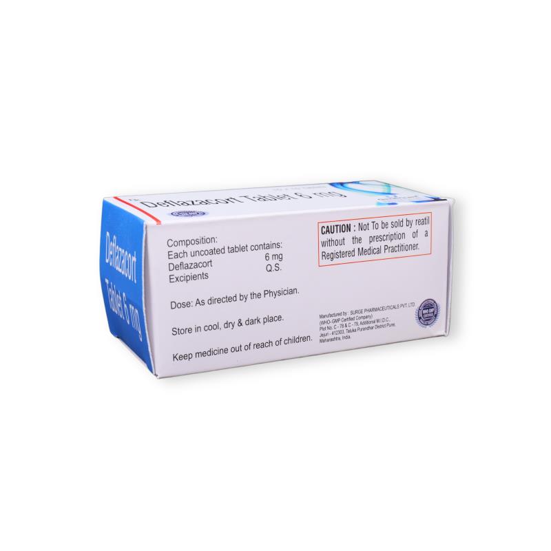 DEFLAZACORT 6 MG - Genericart Products