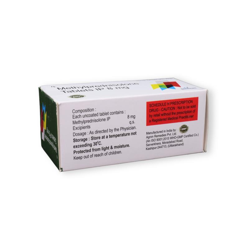 METHYLPREDNISOLONE 8 MG - Genericart Products