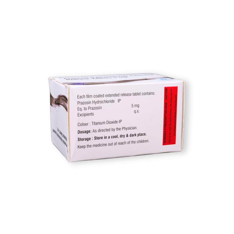 PRAZOSIN EXTND RELEASE 5 MG - Genericart Products