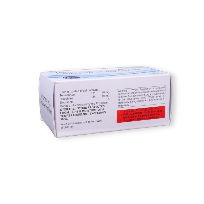 TELMISARTAN 40 MG + CILNIDIPINE 10 MG - Genericart Products