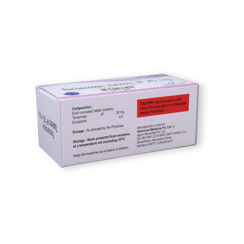 TORSEMIDE 20 MG - Genericart Products