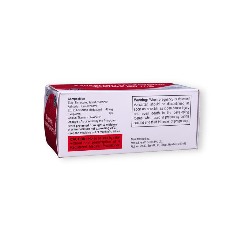 AZILSARTAN MEDOXOMIL 40 MG - Genericart Products