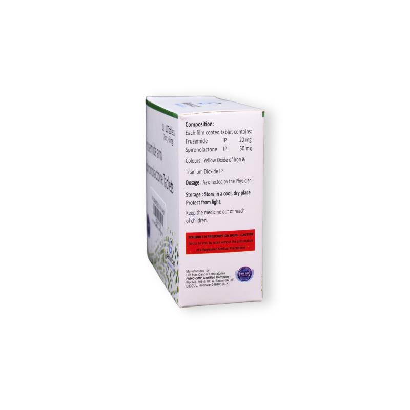 TORSEMIDE 20 MG + SPIRONOLACTONE 50 MG - Genericart Products