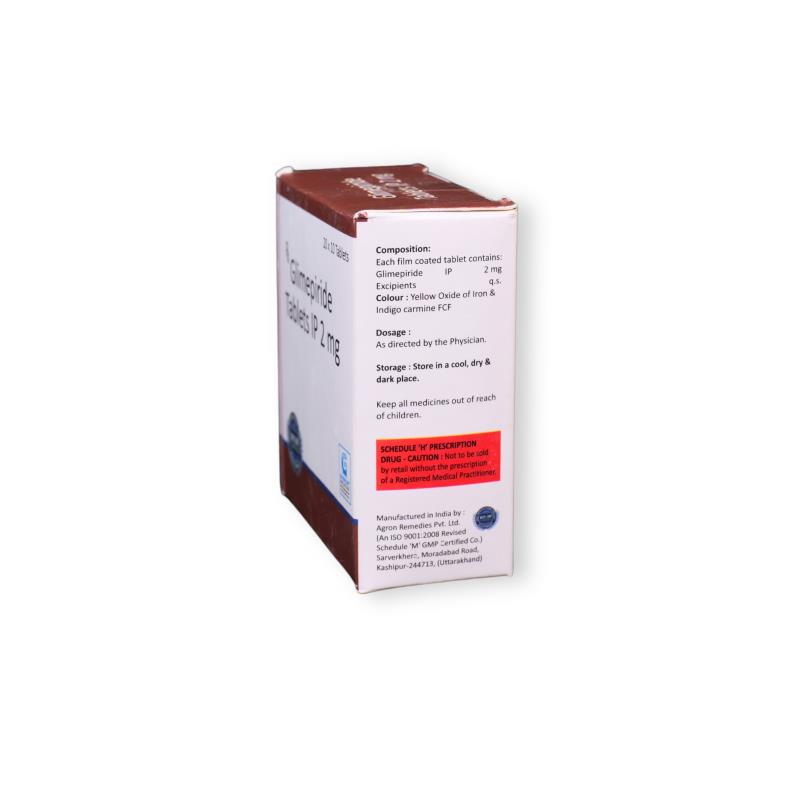 GLIMEPIRIDE 2 MG - Genericart Products