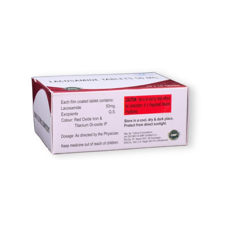 LACOSAMIDE 50 MG - Genericart Products