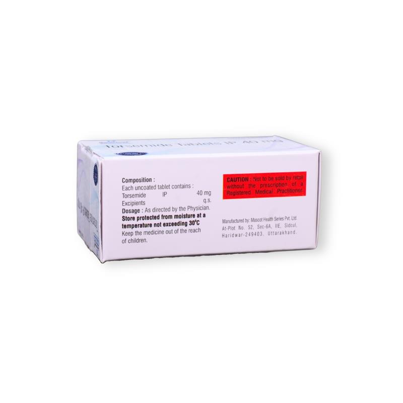 TORSEMIDE 40 MG - Genericart Products