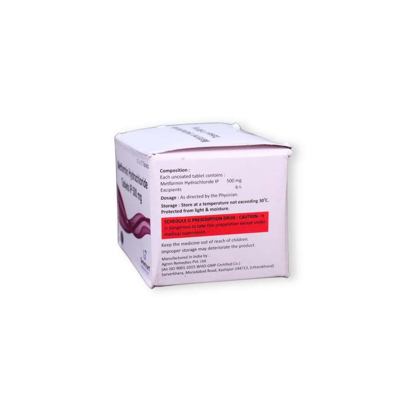 METFORMIN HYDROCHLORIDE 500 MG - Genericart Products