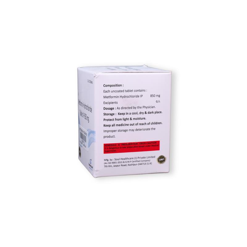 METFORMIN HYDROCHLORIDE  850 MG - Genericart Products