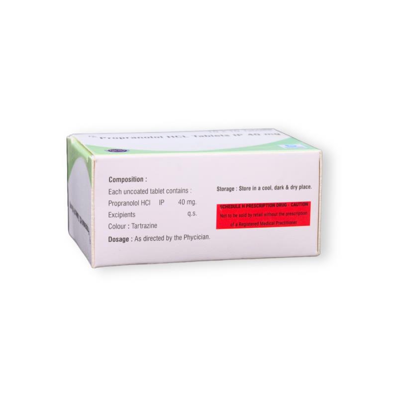 PROPRANOLOL 40 MG - Genericart Products