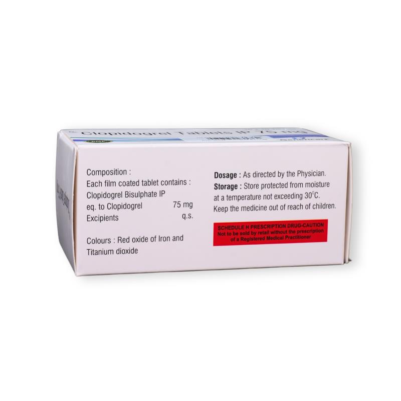 CLOPIDOGREL 75 MG - Genericart Products