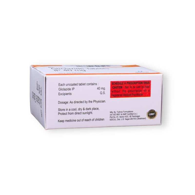 GLICLAZIDE 40 MG - Genericart Products