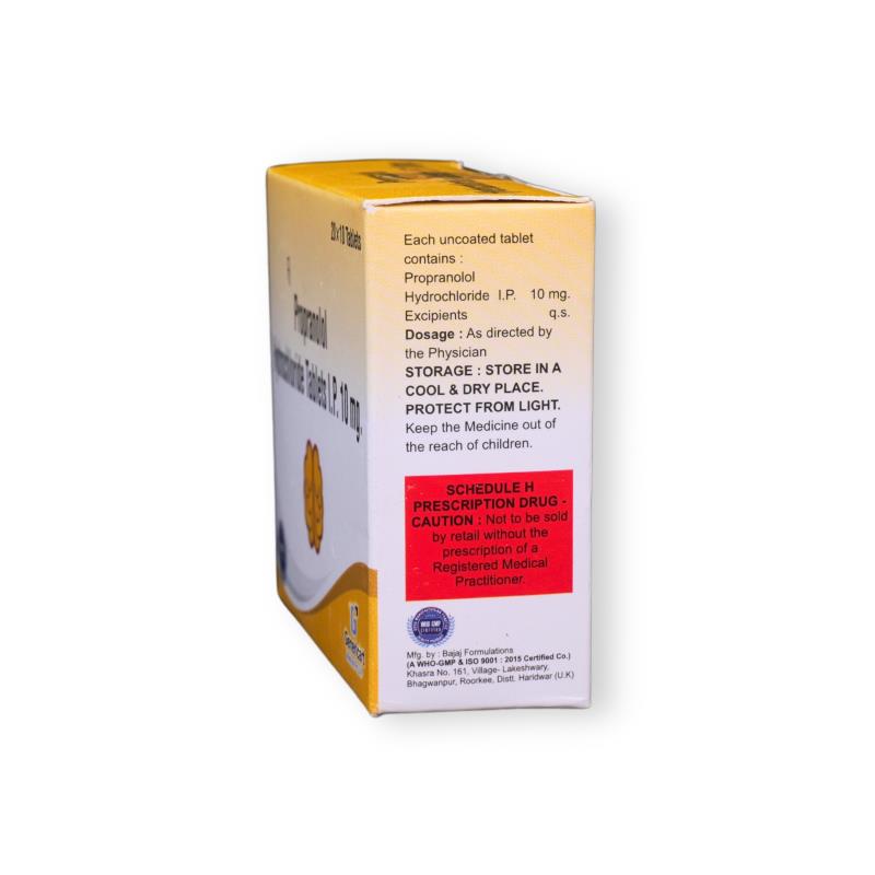 PROPRANOLOL 10 MG - Genericart Products