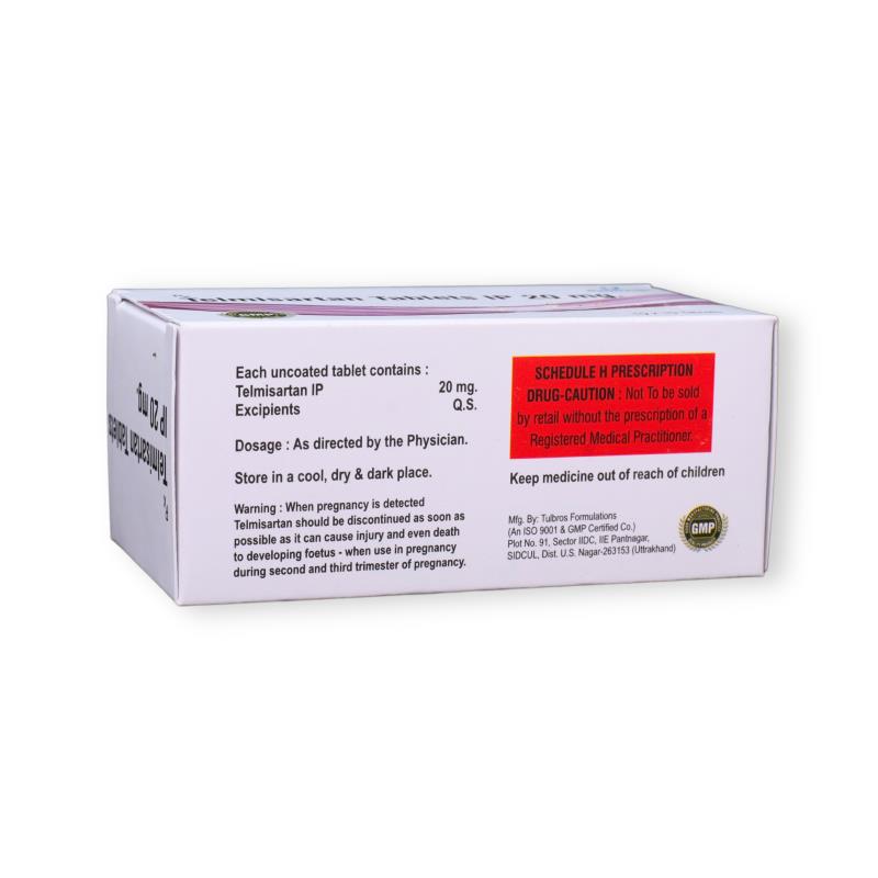 TELMISARTAN 20 MG - Genericart Products