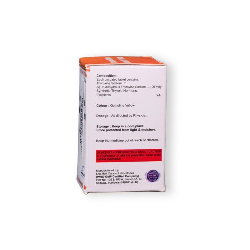 THYROXINE SODIUM 100 MCG - Genericart Products