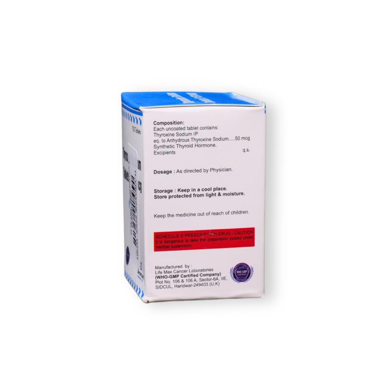 THYROXINE SODIUM 50 MCG - Genericart Products