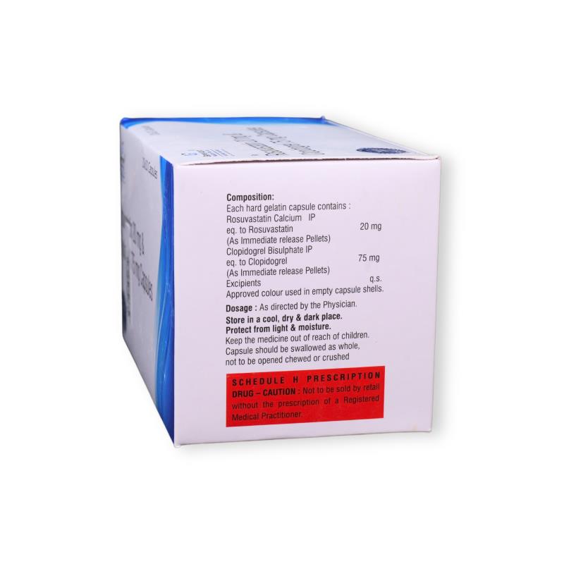 ROSUVASTATIN 20 MG + CLOPIDOGREL 75 MG - Genericart Products