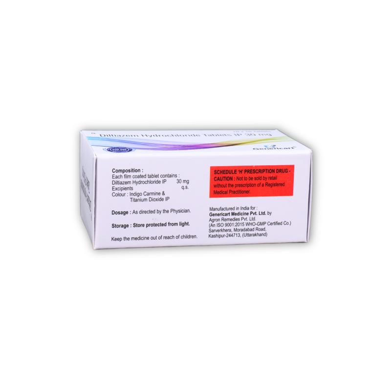 DILTIAZEM HYDROCHLORIDE 30 MG - Genericart Products