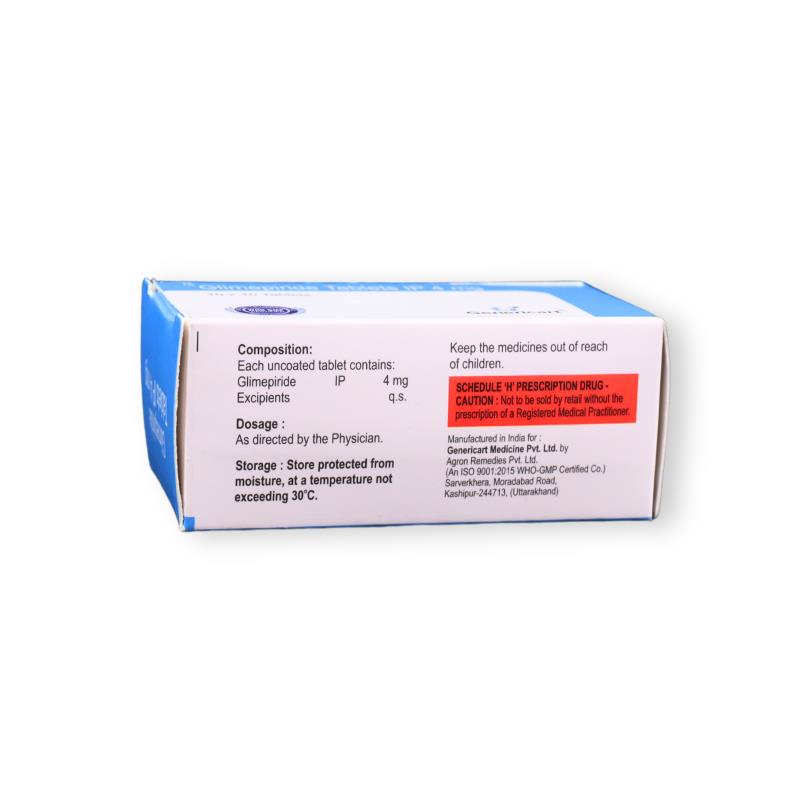 GLIMEPIRIDE 4 MG - Genericart Products