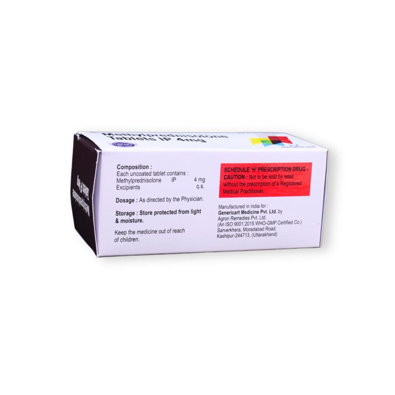 METHYLPREDNISOLONE 4 MG - Genericart Products