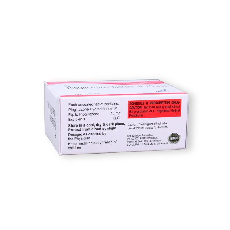 PIOGLITAZONE 15 MG - Genericart Products