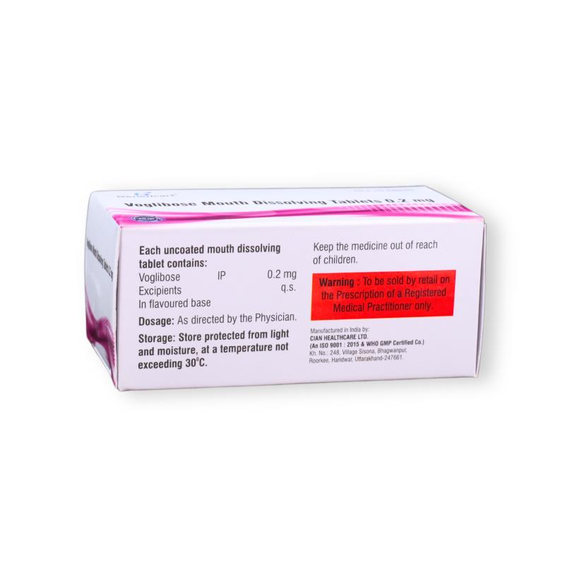 VOGLIBOSE 0.2 MG MOUTH DISSOLVING - Genericart Products