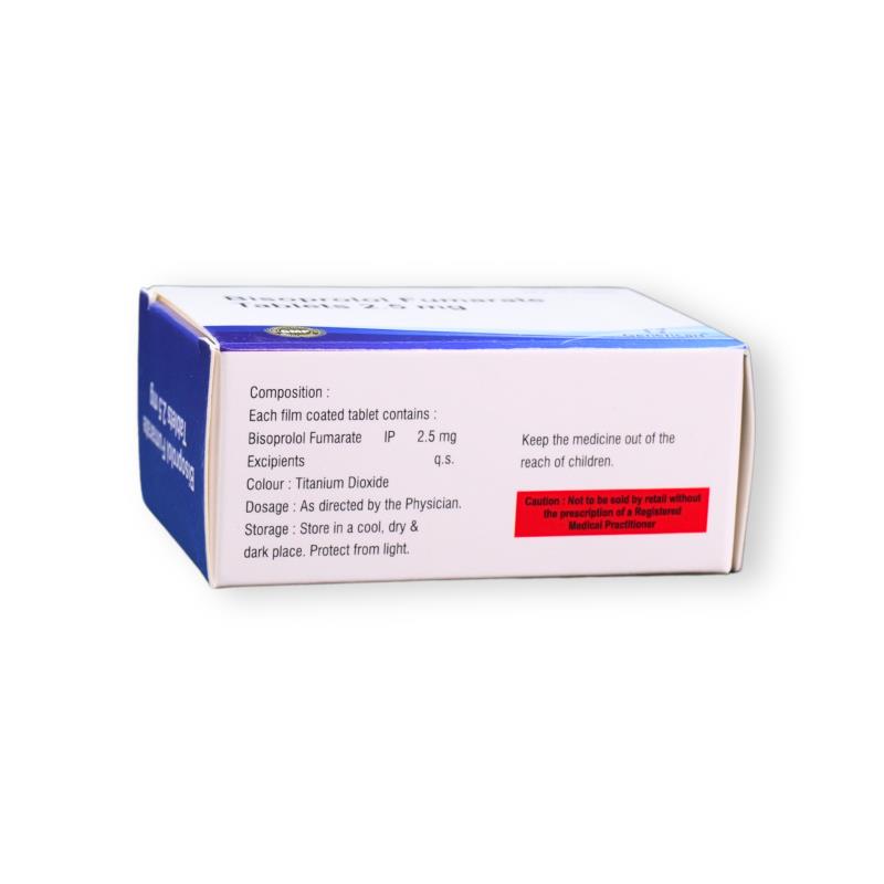 BISOPROLOL FUMARATE 2.5 MG - Genericart Products