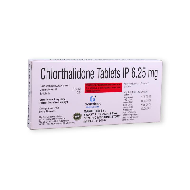 CHLORTHALIDONE  6.25 MG - Genericart Products