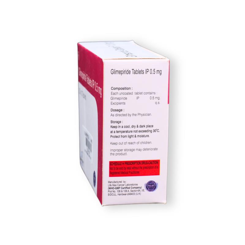 GLIMEPIRIDE 0.5 MG - Genericart Products