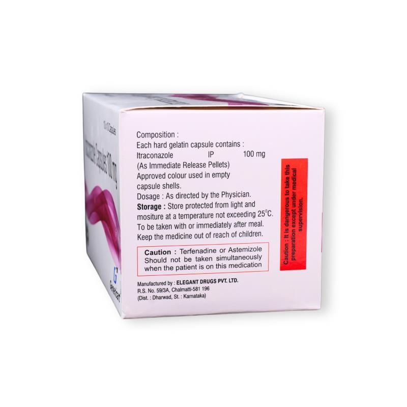 ITRACONAZOLE 100 MG - Genericart Products