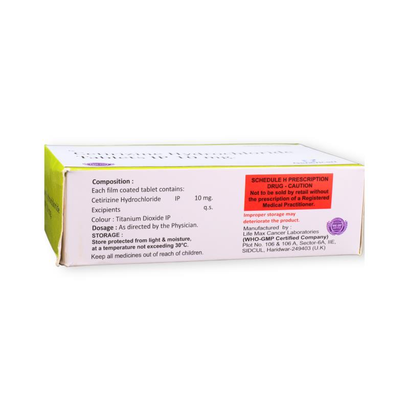 CETIRIZINE 10 MG - Genericart Products