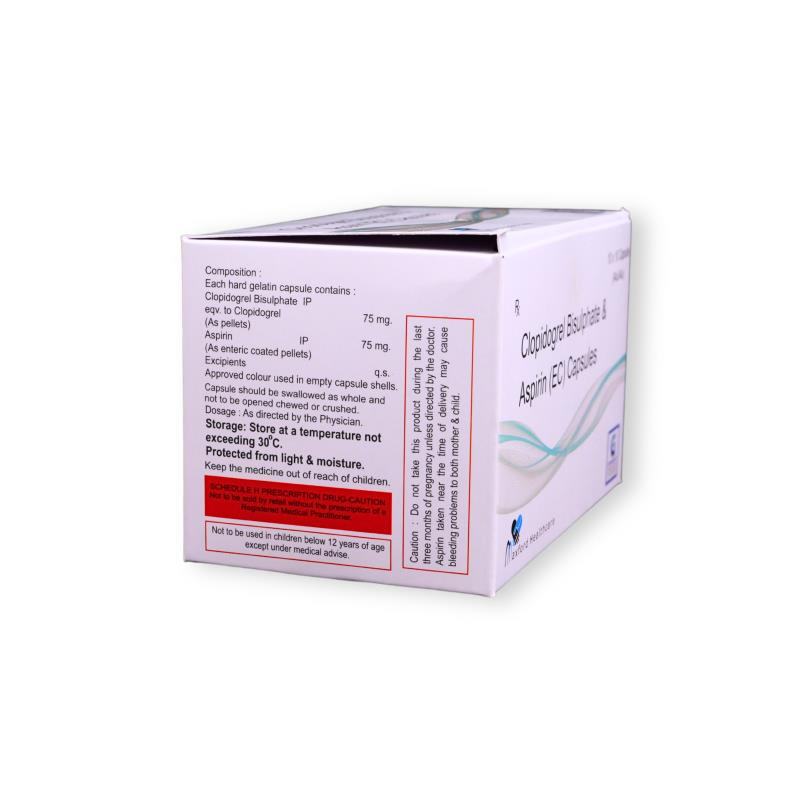 CLOPIDOGREL 75 MG + ASPIRIN 75 MG - Genericart Products