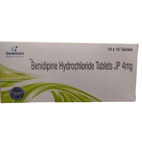 BENIDIPINE HYDROCHLORIDE 4 MG