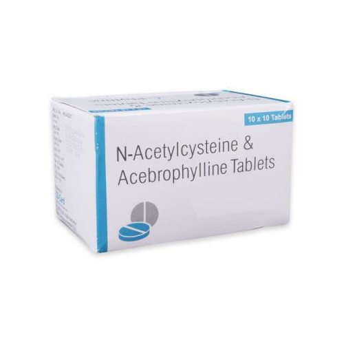 ACEBROPHYLLINE 100 MG + ACETYLCYSTEINE 600 MG