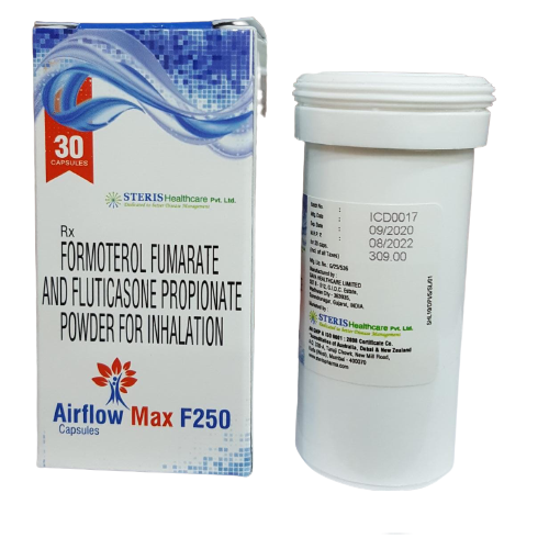 FORMOTEROL FUMARATE 6 MCG + FLUTICASONE PROPIONATE 250 MCG