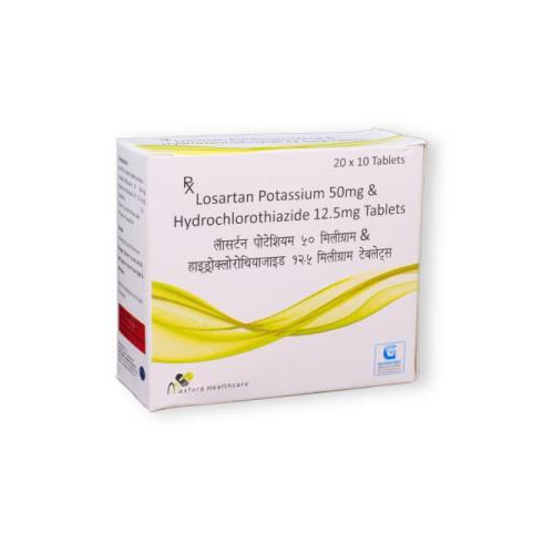 LOSARTAN POTASSIUM 50 MG + HYRDROCHLORTHIAZIDE 12.5 MG