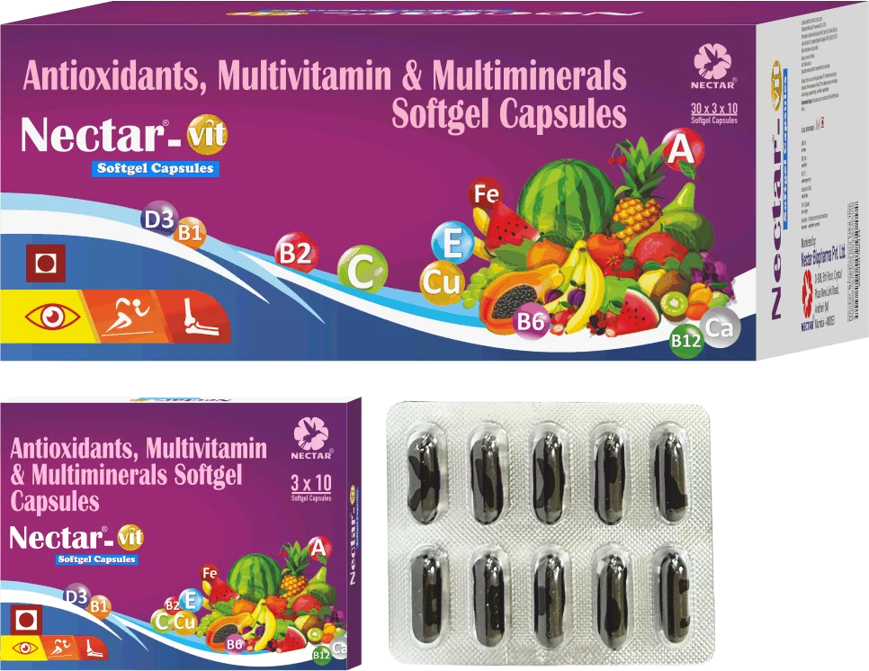 MULTIVITAMINS & MINERALS SOFT GELATIN CAP