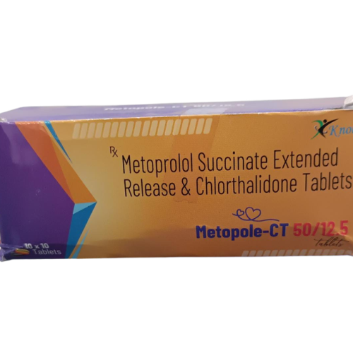 METOPROLOL SUCCINATE EXTENDED RELEASE 50 MG + CHLORTHALIDONE 12.5 MG