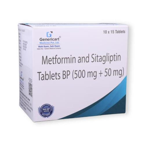 SITAGLIPTIN 50 MG + METFORMIN 500 MG