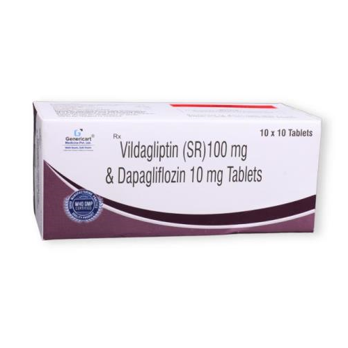 VILDAGLIPTIN SR 100 MG + DAPAGLIFLOZIN 10 MG