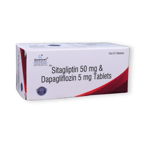 SITAGLIPTIN 50 MG +  DAPAGLIFLOZIN 5 MG