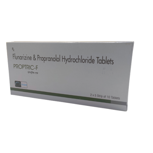 FLUNARIZINE 10 MG + PROPRANOLOL HYDROCHLORIDE 20 MG