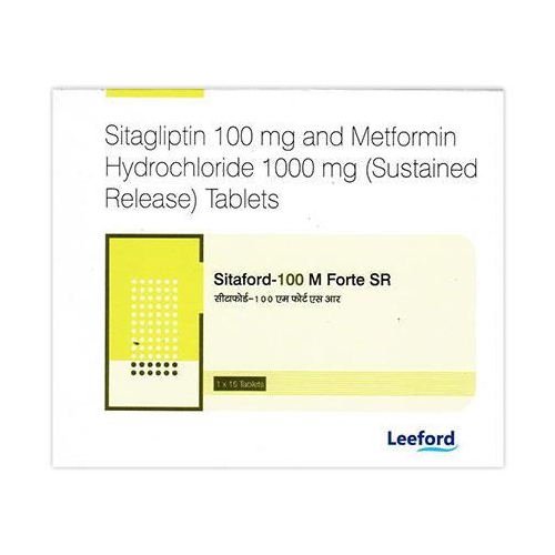 SITAGLIPTIN 100 MG + METFORMIN HCL SR 1000 MG