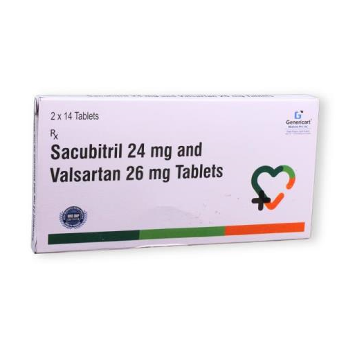 SACUBITRIL 24 MG + VALSARTAN 26 MG