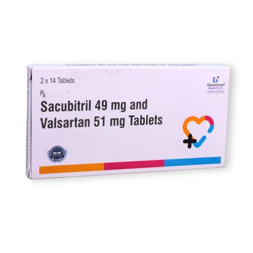 SACUBITRIL 49 MG + VALSARTAN 51 MG