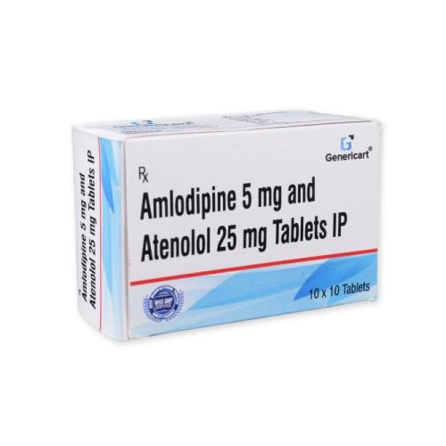 AMLODIPINE 5 MG + ATENOLOL 25 MG