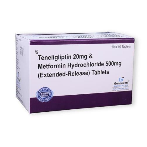 TENELIGLIPTIN 20 MG + METFORMIN HYDROCHLORIDE 500 MG ER