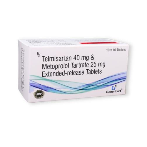 TELMISARTAN 40 MG + METOPROLOL TARTRATE 25 MG