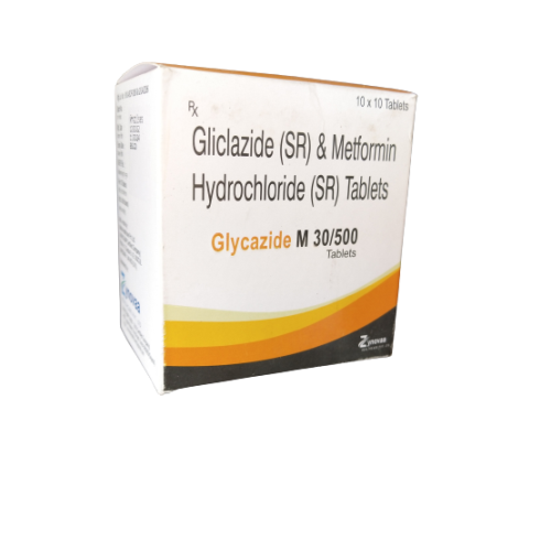 GLICLAZIDE(SR) 30 MG + METFORMIN HYDROCHLORIDE(SR) 500 MG