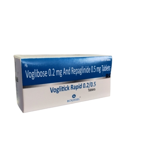 VOGLIBOSE 0.2 MG + REPAGLINIDE 0.5 MG