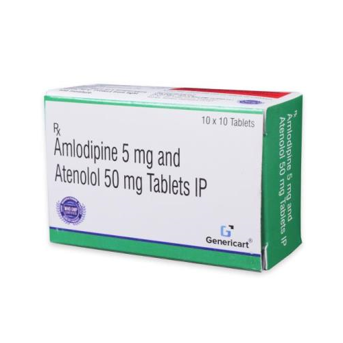 AMLODIPINE 5 MG + ATENOLOL 50 MG